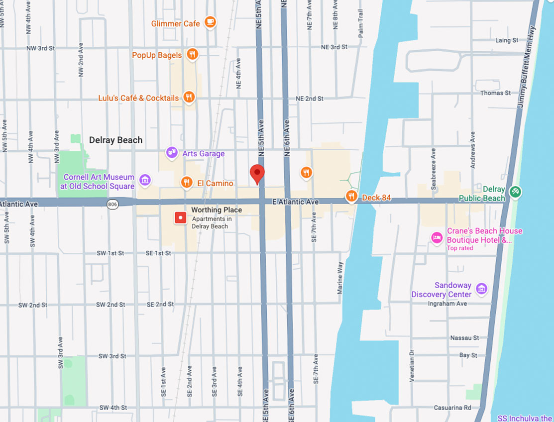 Delray Beach Map