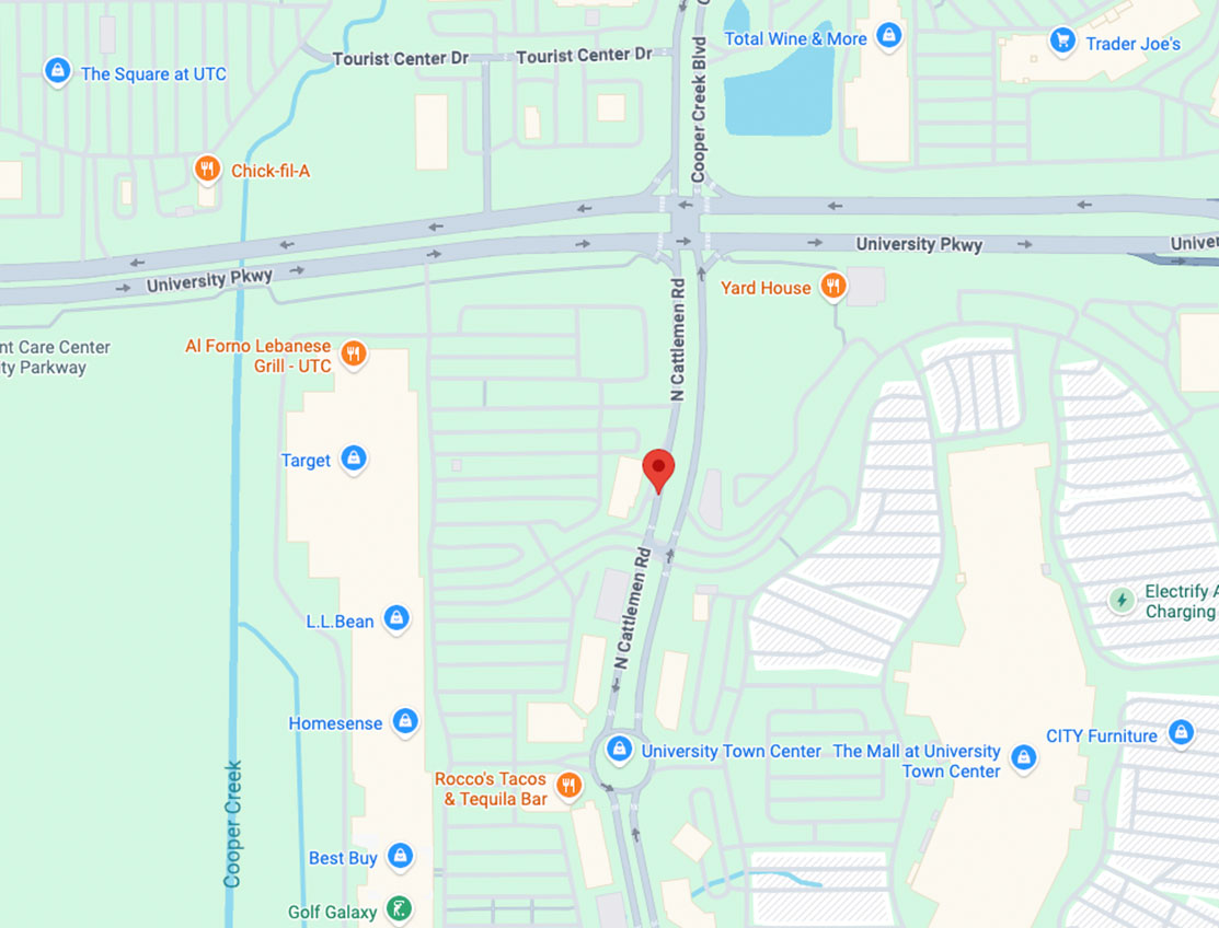 Google Map of Sarasota Location